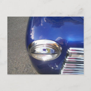 Carte postale Blue Classic Car