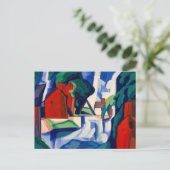 Carte Postale Blue Day, 1930 d'Oscar Bluemner (Debout devant)