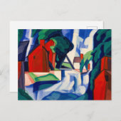 Carte Postale Blue Day, 1930 d'Oscar Bluemner (Devant / Derrière)