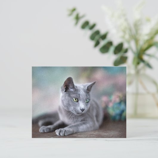 Carte Postale Blue de Russian (Debout devant)