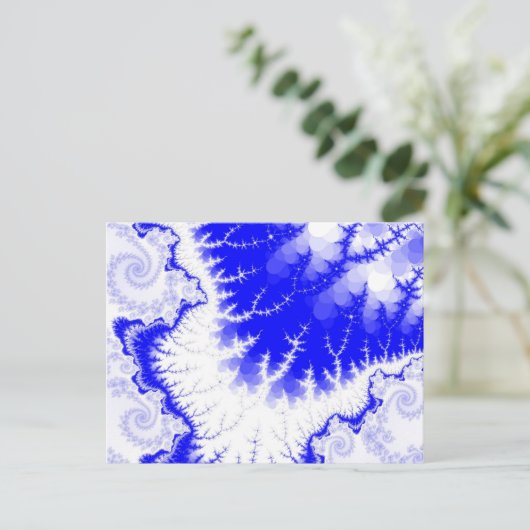 Carte postale Blue Feathered Star (Debout devant)