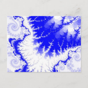 Carte postale Blue Feathered Star