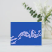 Carte Postale Blue Gay Love (Debout devant)