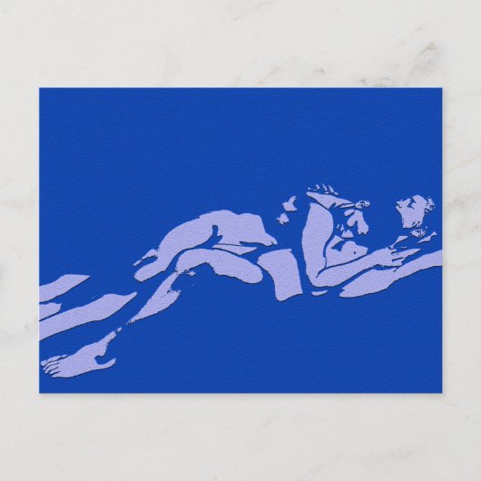 Carte Postale Blue Gay Love (Devant)