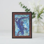 Carte postale Blue Gecko (Debout devant)