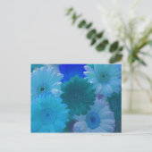 Carte postale Blue Gerbera Daisy (Debout devant)