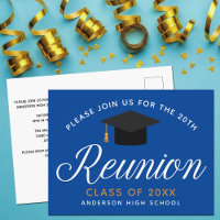 Blue Gold High School Reunion Personnalisé Party I