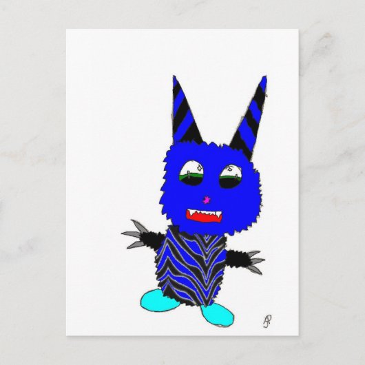 Carte Postale Blue Gremlin (Devant)