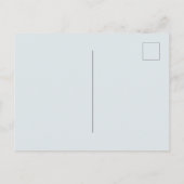 Carte Postale Blue Grey Black Funny Humor I Mustache (Dos)