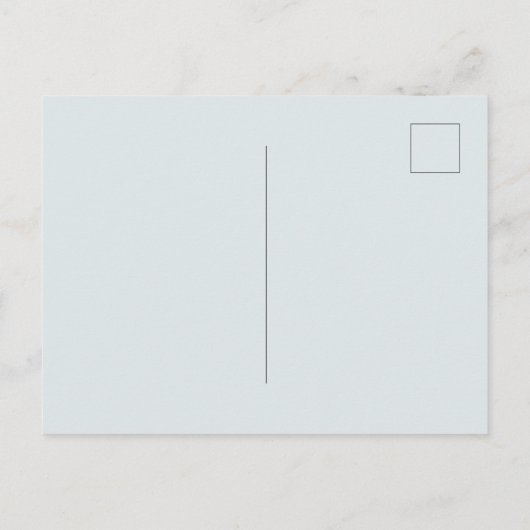 Carte Postale Blue Grey Black Funny Humor I Mustache (Dos)