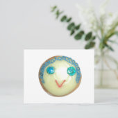 Carte Postale Blue Hair Emoji Art Imprimer/Graphique (Debout devant)