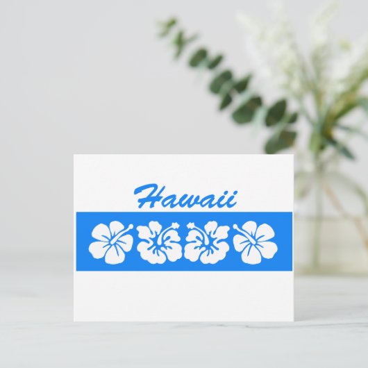 Carte Postale Blue Hawaii (Debout devant)