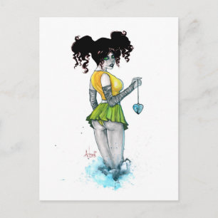 Carte Postale Blue Heart