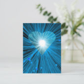 Carte postale Blue Heart (Debout devant)