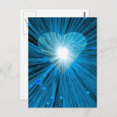 Carte postale Blue Heart (Devant / Derrière)