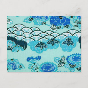 Carte Postale Blue Hills & Flowers