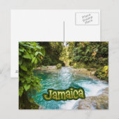 Carte Postale Blue Hole Secret Falls Jamaica (Devant / Derrière)