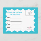 Carte postale Blue Ice Dragon (Dos)