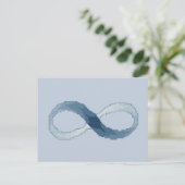 Carte postale Blue Infinity (Debout devant)