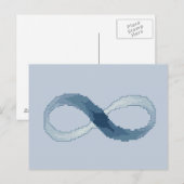 Carte postale Blue Infinity (Devant / Derrière)