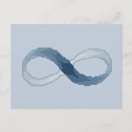 Carte postale Blue Infinity (Devant)