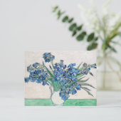 Carte Postale Blue Irises par Vincent Van Gogh Art (Debout devant)