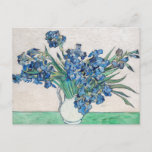 Carte Postale Blue Irises par Vincent Van Gogh Art<br><div class="desc">Belle peinture d'iris bleus de Vincent Van Gogh. Visitez notre magasin pour trouver plus de beaux tableaux de Van Gogh.</div>