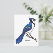 CARTE POSTALE BLUE JAY (Debout devant)