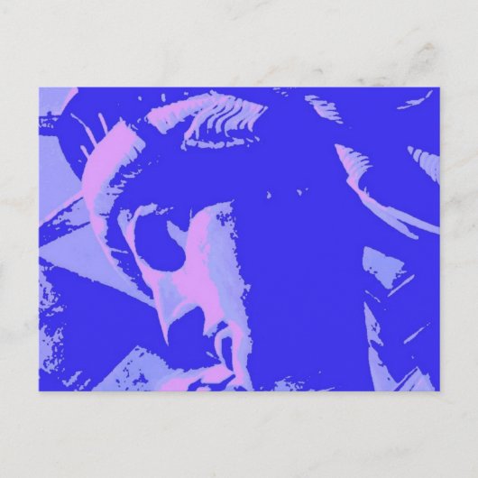 Carte Postale Blue Lady Liberty (Devant)