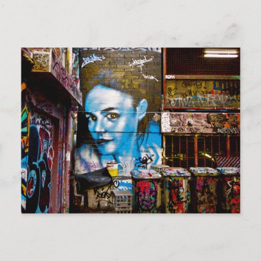 Carte Postale Blue Lady, Melbourne (Devant)