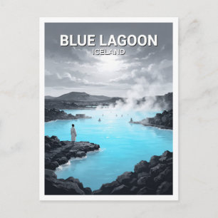 Carte Postale Blue Lagoon Grindavík Islande Souvenir