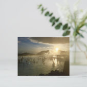 Carte postale Blue Lagoon Islande Sunshine (Debout devant)