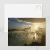 Carte postale Blue Lagoon Islande Sunshine (Devant / Derrière)
