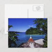 Carte Postale Blue Lagoon, Port Antonio, Jamaïque (Devant / Derrière)