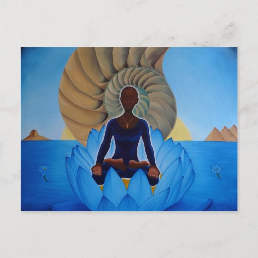 Carte postale Blue Lotus (Devant)