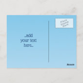 Carte Postale Blue Lyre (Dos)