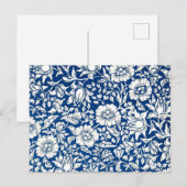 Carte Postale Blue Mallow, motif vintage, (Devant / Derrière)