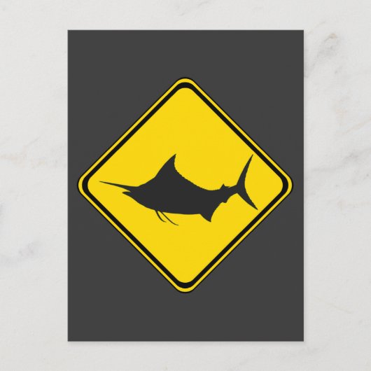 Carte Postale Blue Marlin Crossing ! (Devant)