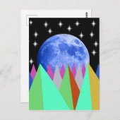 Carte postale Blue Moon (Devant / Derrière)