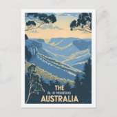 Carte Postale Blue Mountains Australie Vintage voyage Place (Devant)