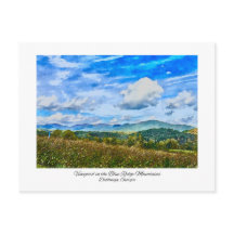 Blue Mountains North Georgia Aquarelle Peinture