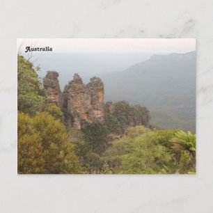 Carte Postale Blue Mountains, Nouvelle-Galles du Sud, Australie.
