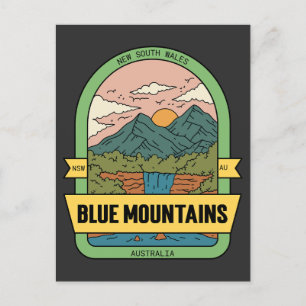 Carte Postale Blue Mountains NSW Australie