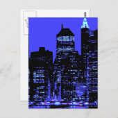 Carte Postale Blue New York (Devant / Derrière)