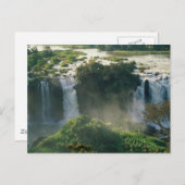 Carte Postale Blue Nile Falls, Éthiopie (Devant / Derrière)