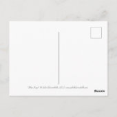 Carte Postale Blue Puya Fleurs Exotiques Abstraite peinture flor (Dos)