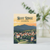Carte Postale Blue Ridge États-Unis (Debout devant)