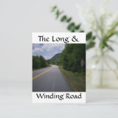 Carte Postale Blue Ridge Motorcycle Ride 10 (Debout devant)