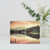 Carte Postale Blue Ridge Mountain Parkway au coucher du soleil (Debout devant)