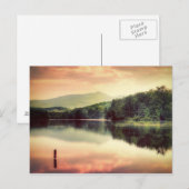 Carte Postale Blue Ridge Mountain Parkway au coucher du soleil (Devant / Derrière)